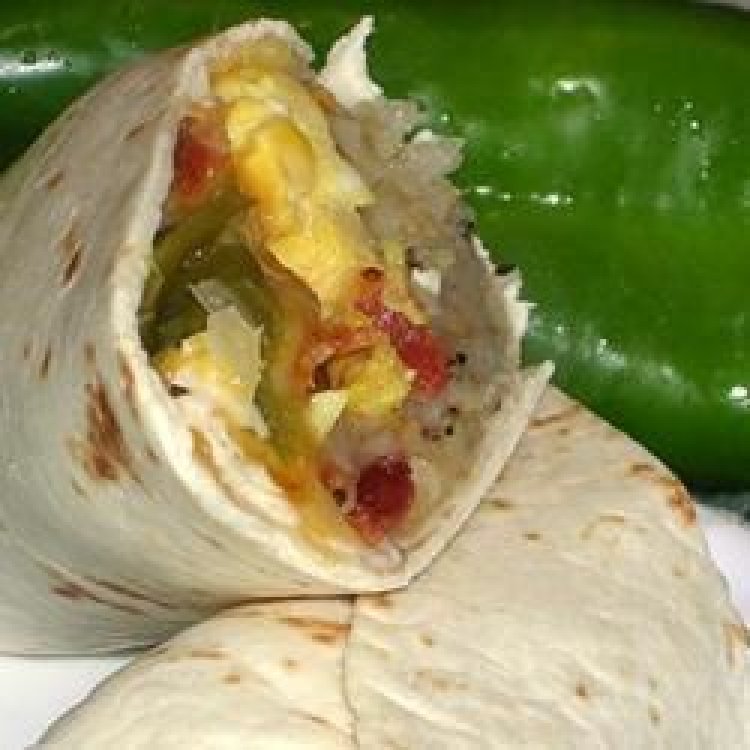 La Recette de Burritos déjeuner au chili vert du Nouveau-Mexique