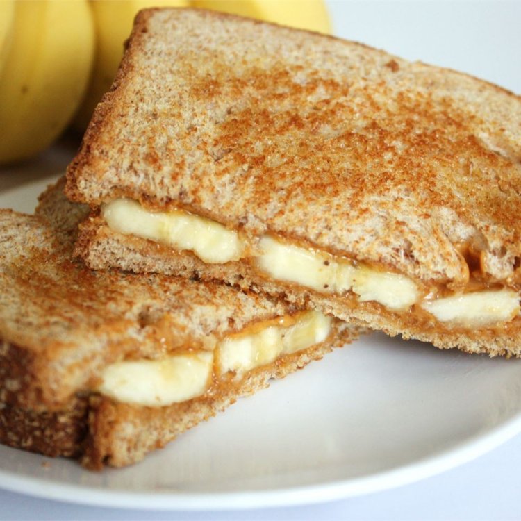 La Recette de Sandwich grillé au beurre d'arachide et à la banane