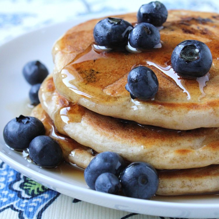 La Recette de Les fameuses Pancakes aux bleuets de Todd