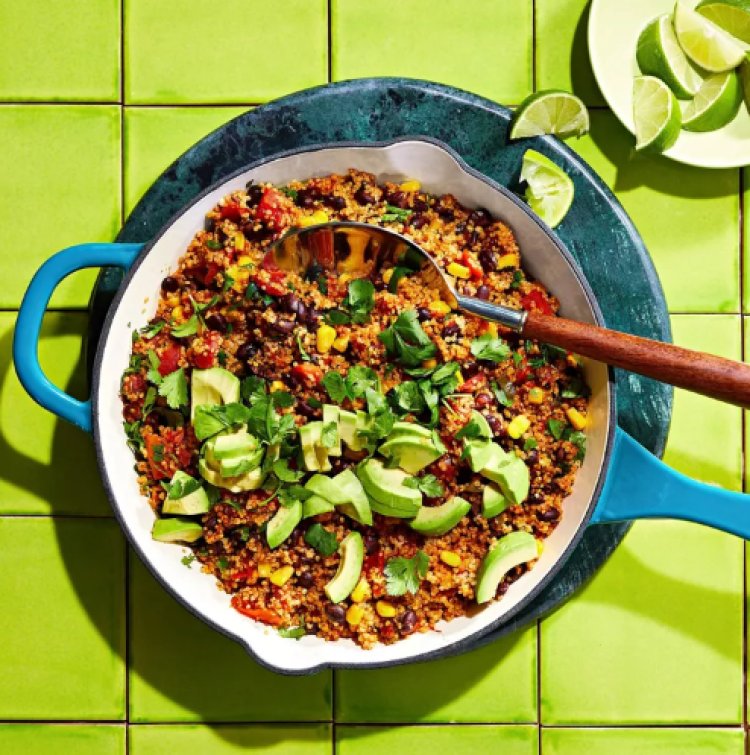 La Recette de Quinoa mexicain à la poêle