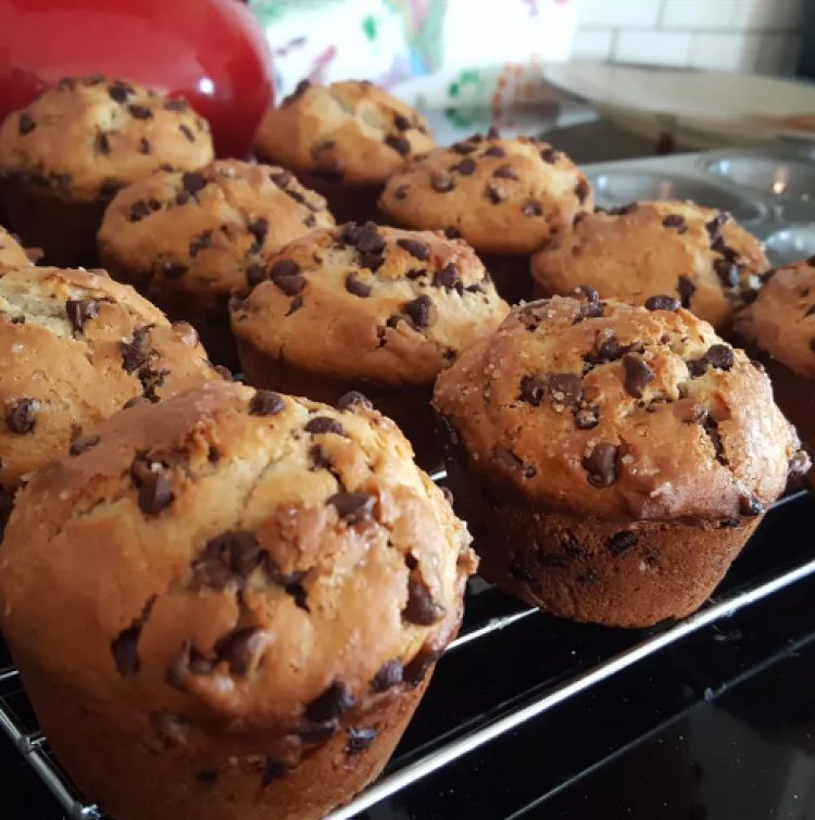 La Recette de Muffins aux pépites de chocolat